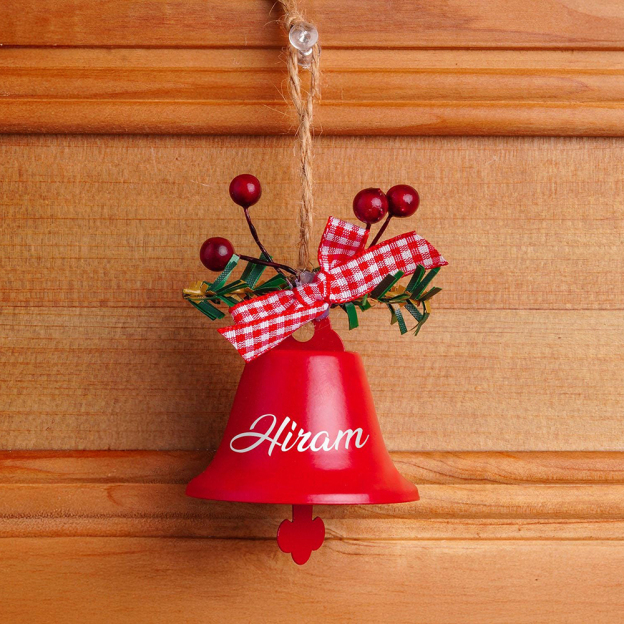 Personalized Jingle Bell Christmas Tree Ornament | MCGift193