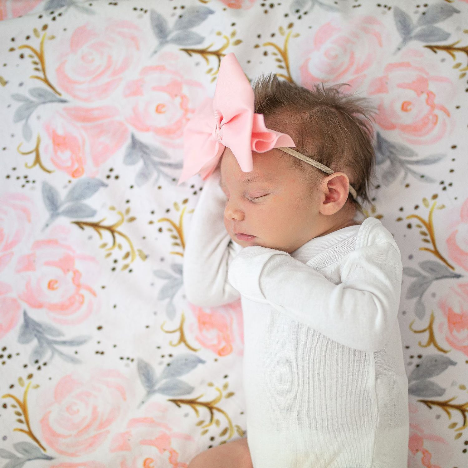 Personalized Lovely Kid Vintage Floral Baby Blanket for Comfort & Unique | CWBaby55
