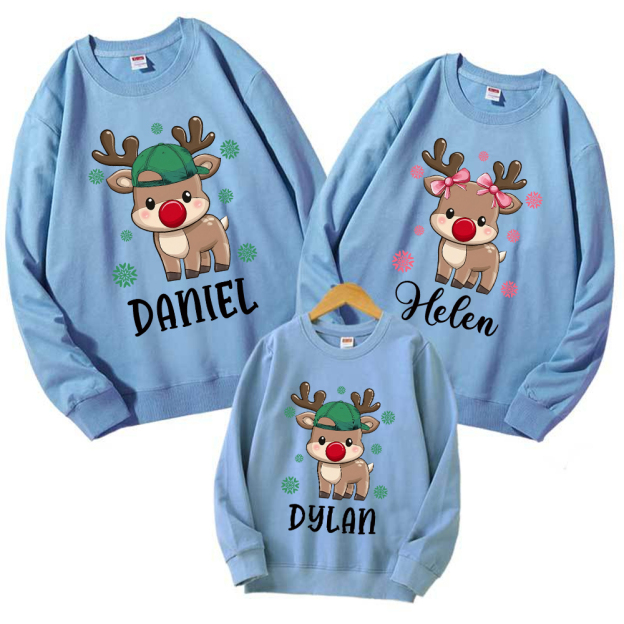 Personalized Christmas Matching Family Sweatshirt | MCGift232