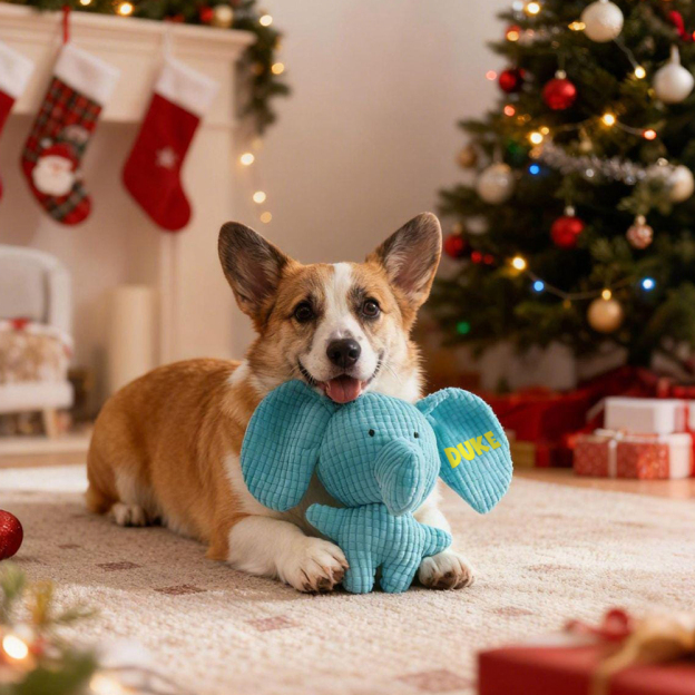Personalized Pet Unique Elephant Squeaky Toy | BKPet294