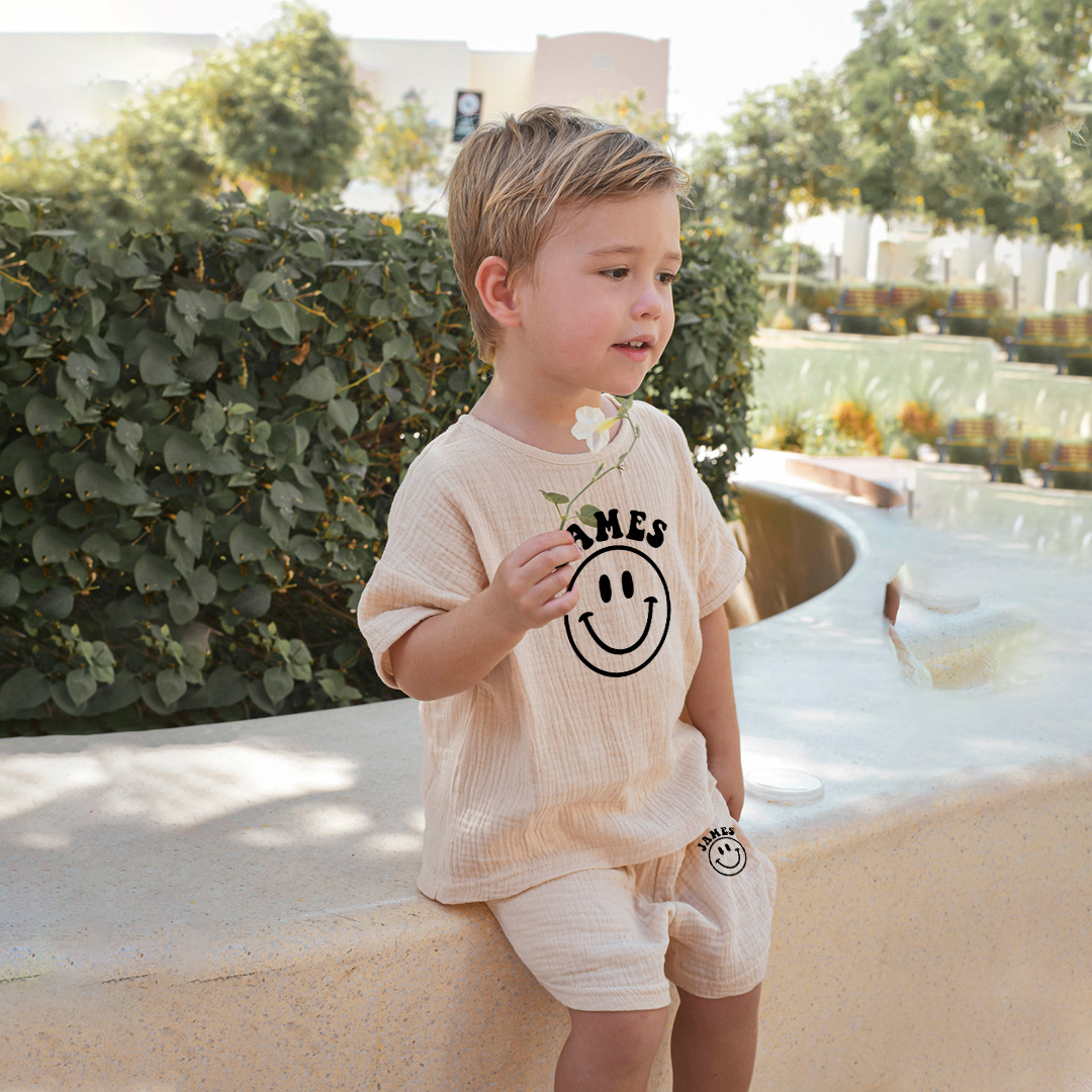 Personalized Baby Cotton Cozy Soft Outfit Set | CWBaby382