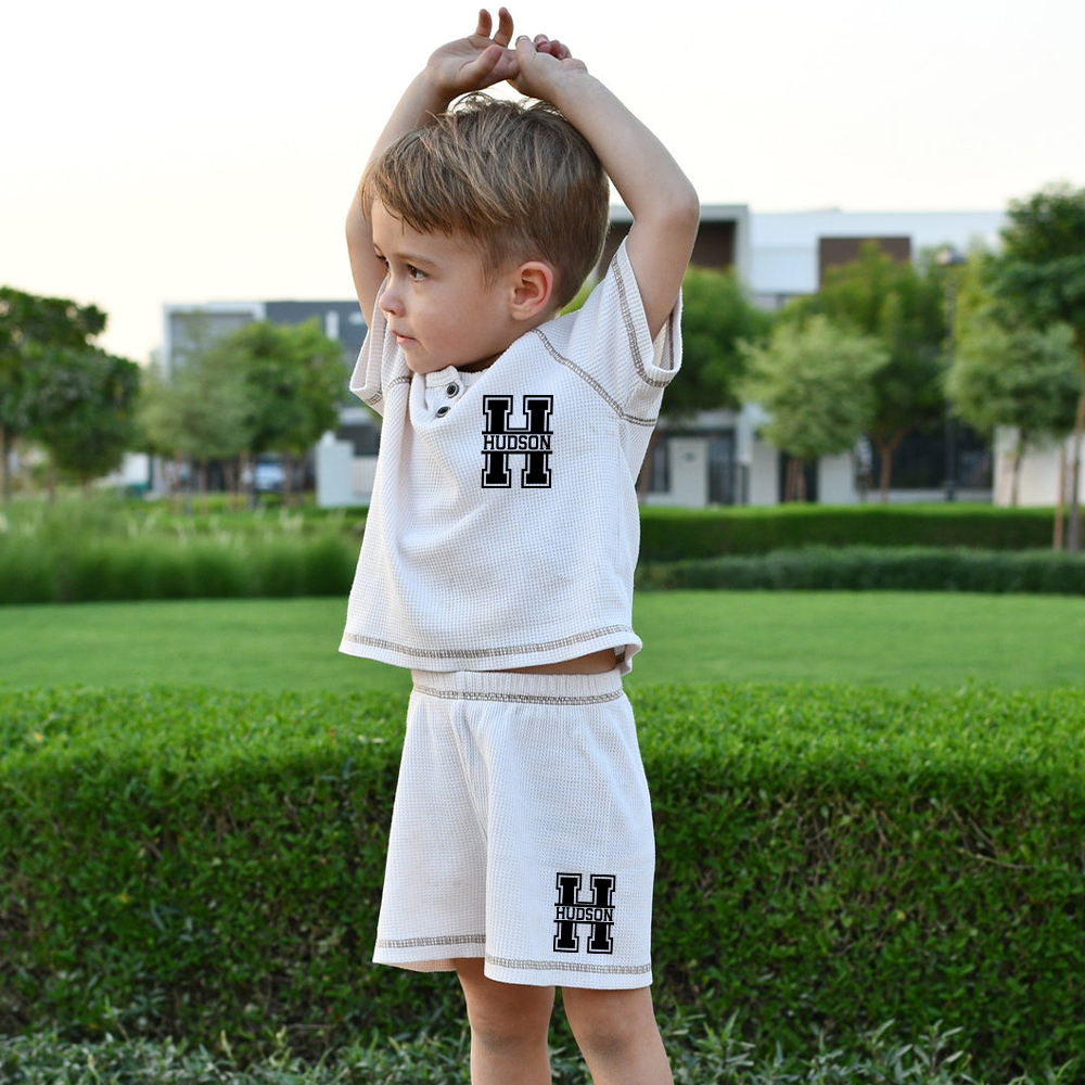 Personalized Baby Cotton Cozy Soft Outfit Set | CWBaby383