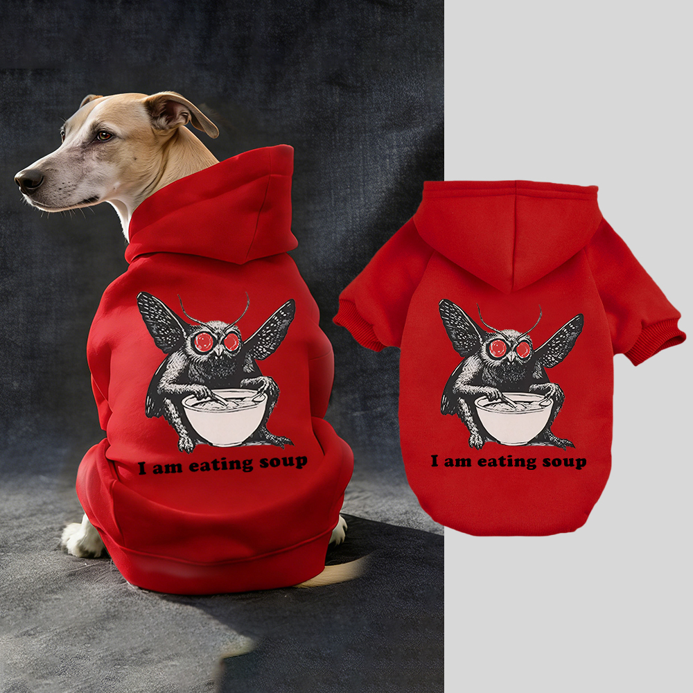 I Am Eating Soup Puppy Hoodie | BKPet318