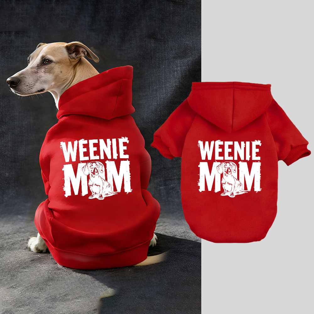 WEENIE MOM Puppy Hoodie | BKPet336