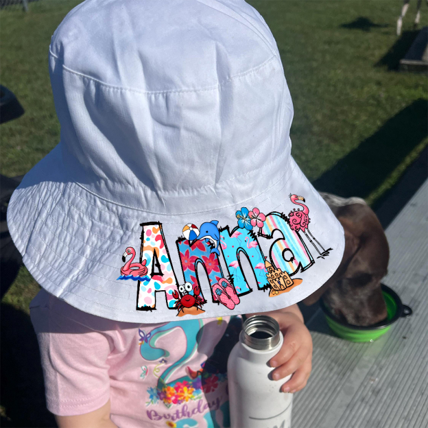 Personalized Cute Design Summer Bucket Hat for Comfort & Unique | CWBeach208