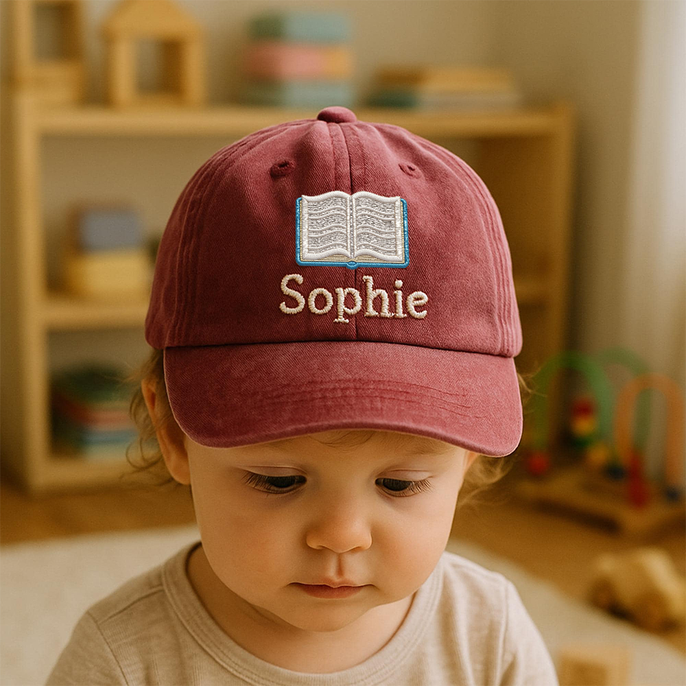 Personalized Embroidery Cute Icon Summer Baseball Hat For Kid | Hskid82