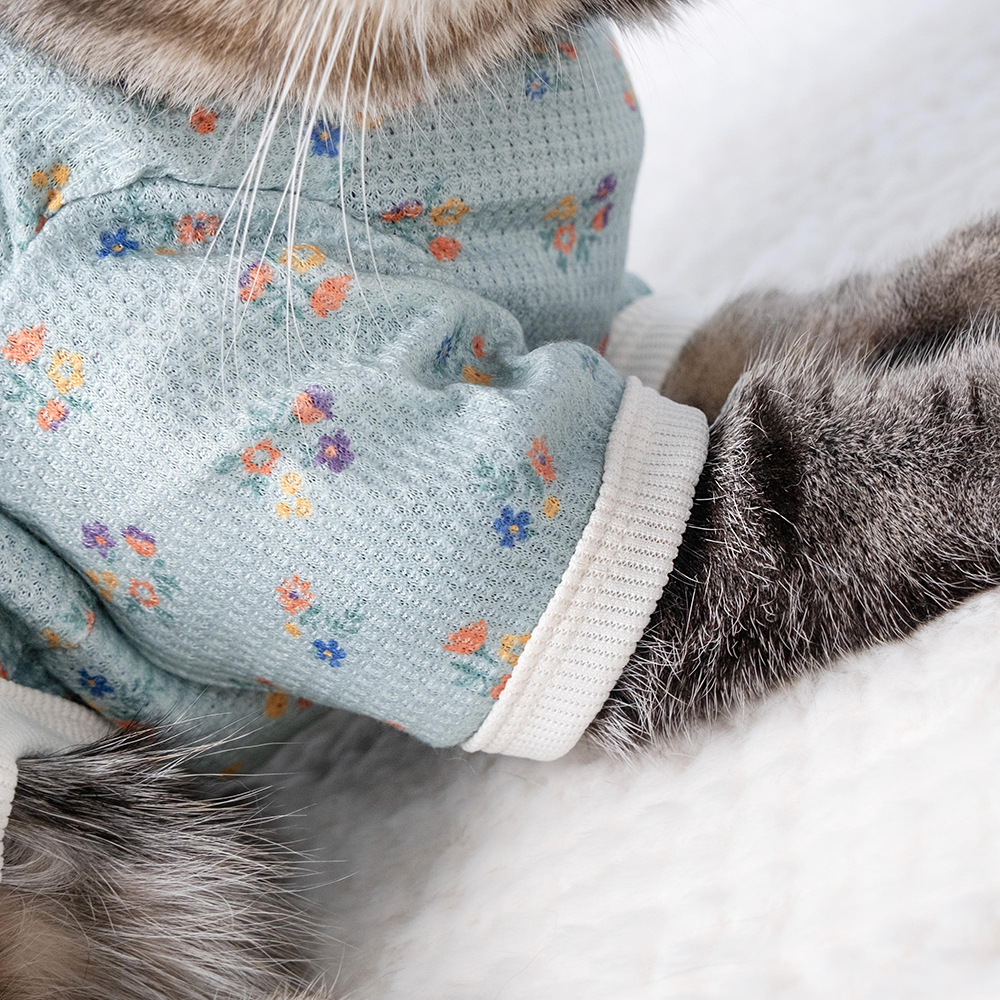 Personalized Embroidery Pet Cozy Cotton Sleepwear Pajamas | BKPet397