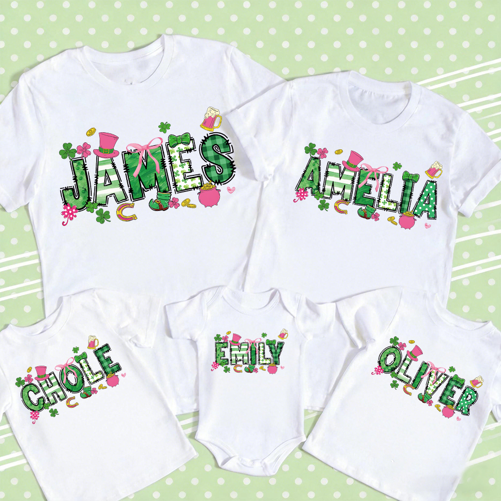 Personalized Family St Patrick's Day Matching Shirt | CWFamily125