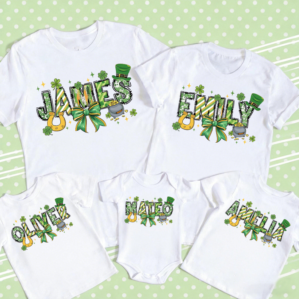 Personalized Family St Patrick's Day Matching Shirt | CWFamily126