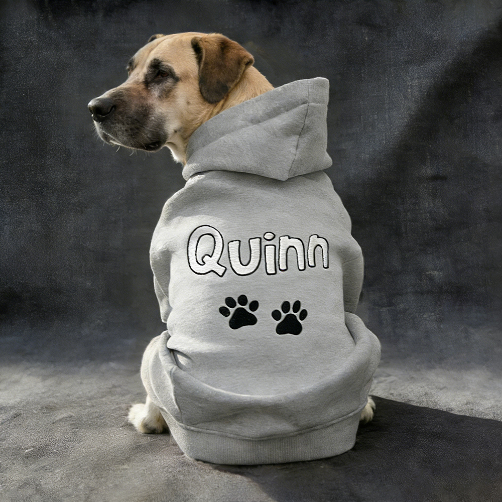 Personalized Embroidered Pet Comfortable Soft Hoodie | BKPet419