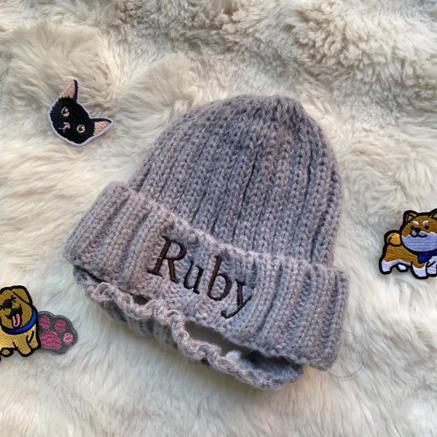 Personalized Embroidered Pet Knit Beanie | BKPet433