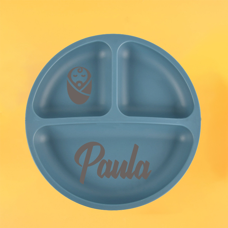 Personalised Baby Food Grade Color Dinner Plates  | CWBaby68