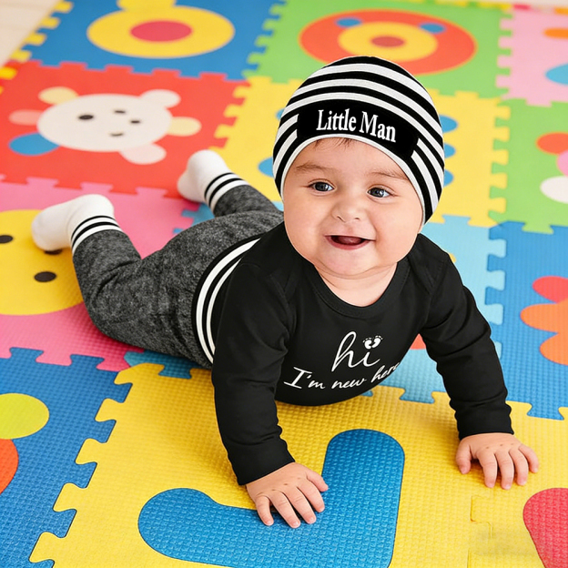 Personalized Little Man Coming Home Outfits Set | CWBaby451