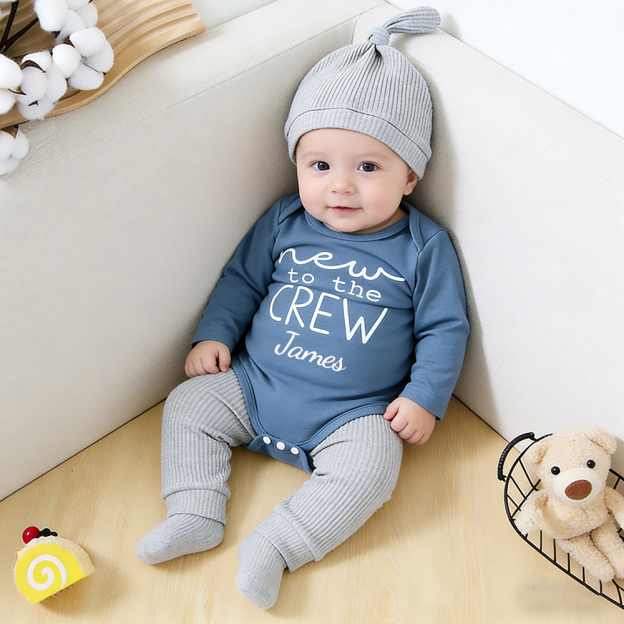 Personalized Little Brother Coming Home Outfits Set | CWBaby452