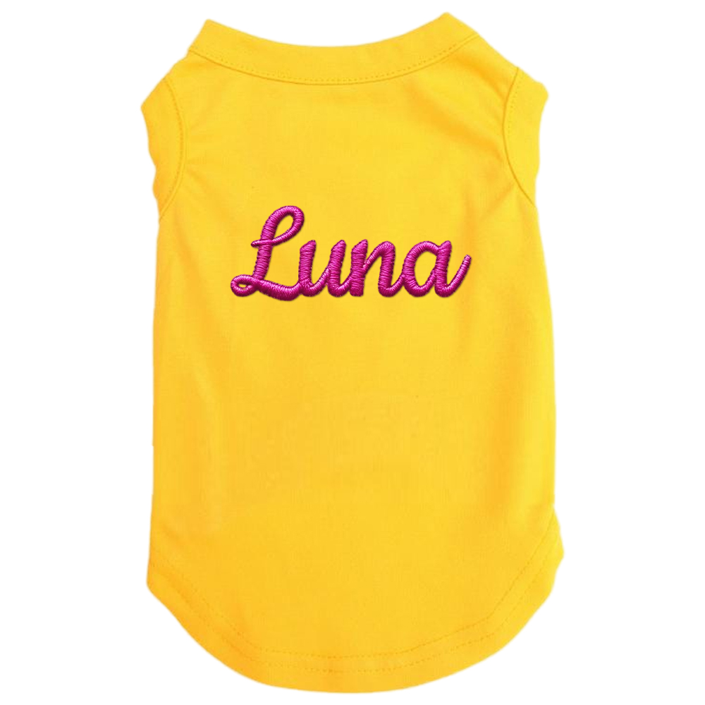 Personalized Embroidery Soft Large Size Pet Shirt | BKPet442