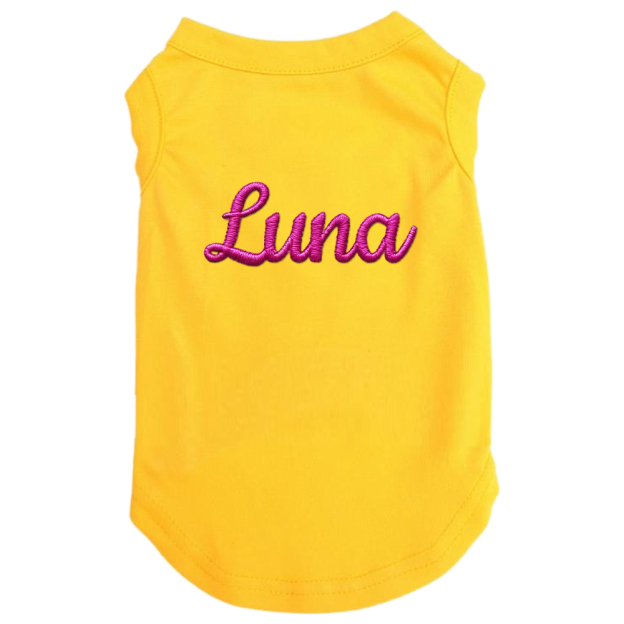 Personalized Embroidery Soft Large Size Pet Shirt | BKPet442