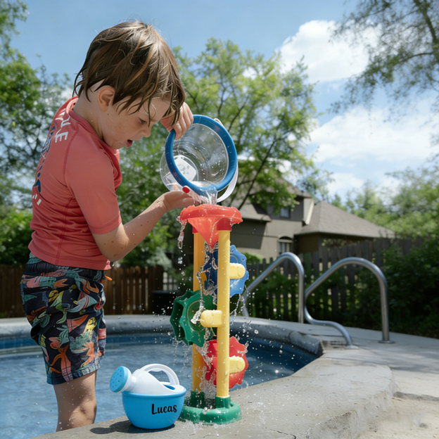 Personalized Kid Watering Can Beach or Bathtub Bucket Toy | CWBeach225