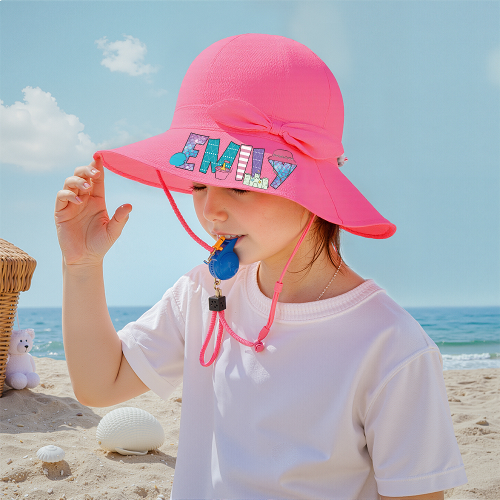 Personalized Lovely Bowknot Bucket Hat for Comfort & Unique | CWBeach226