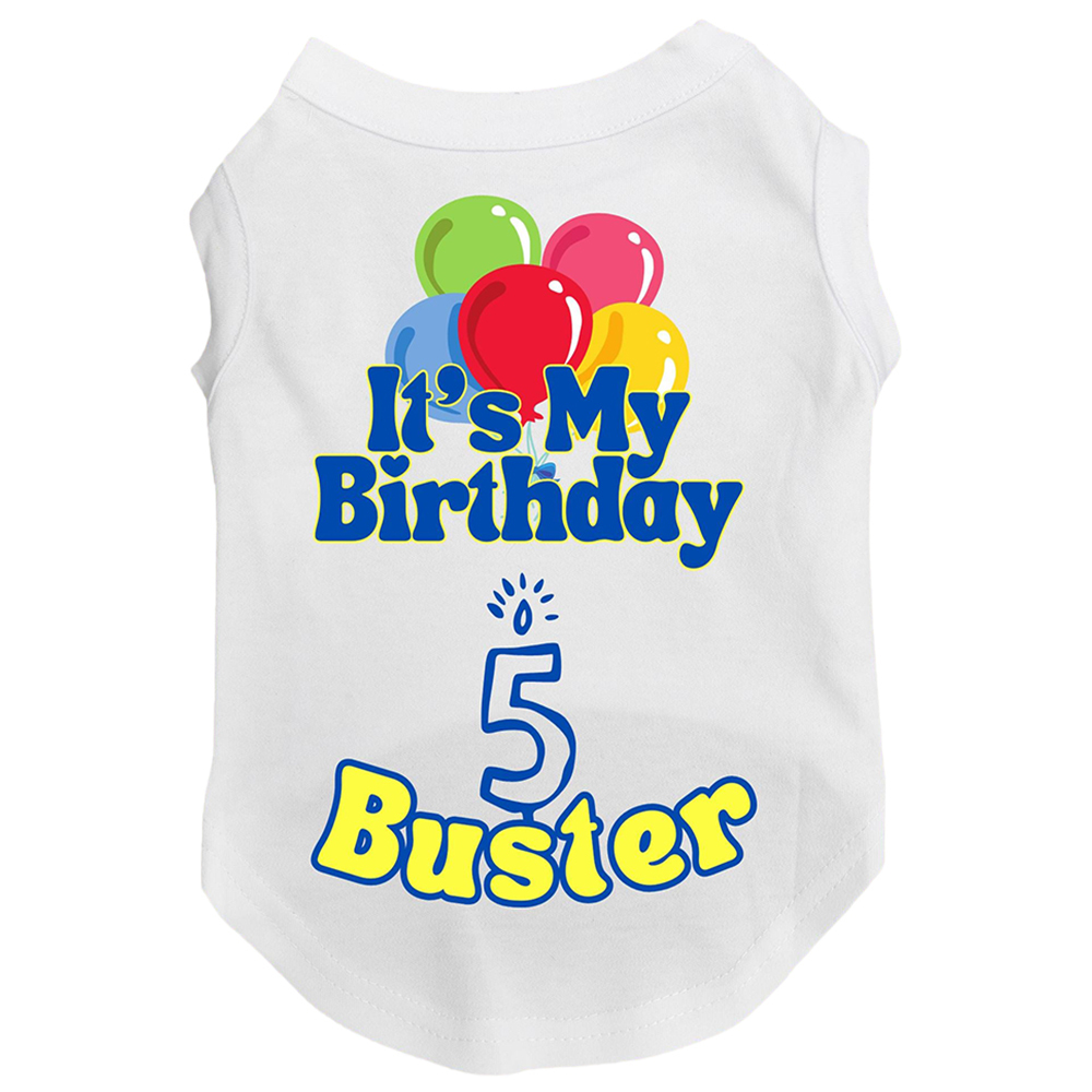 Personalized It’s My Birthday Pet Shirt | BKPet449