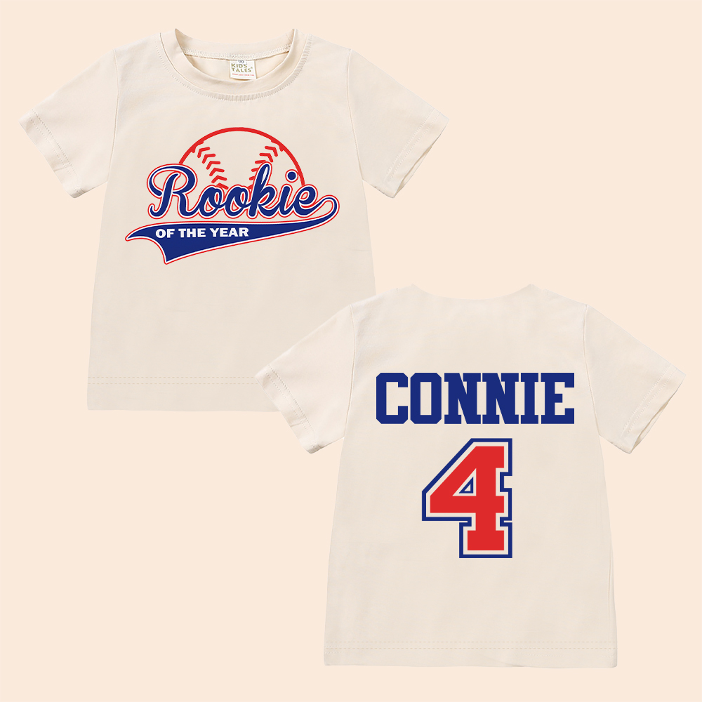 Personalized Basketball Rookie Of The Year Birthday T-Shirt | inBirth10