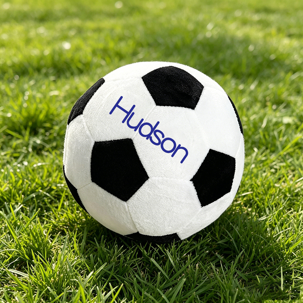 Personalized Kid's Lovely Soft Plush Soccer Ball | CWToy189