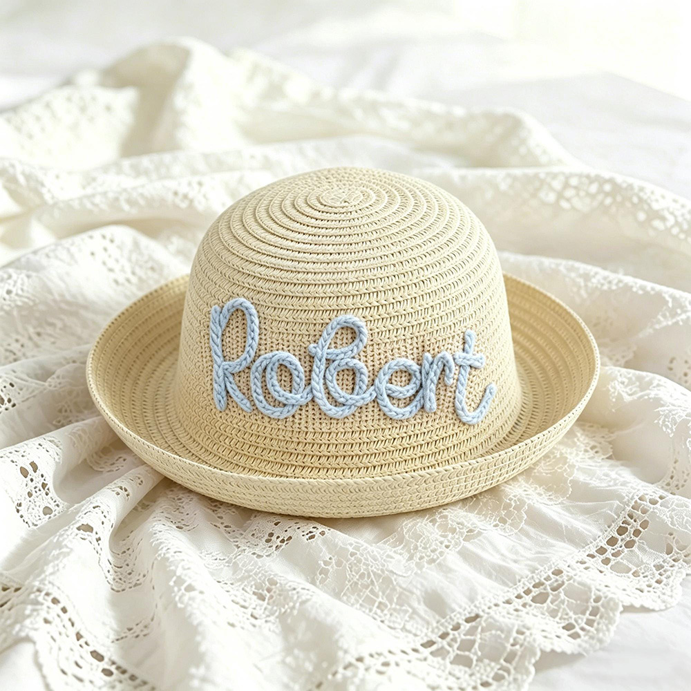 Personalized Embroidery Baby Toddler Summer Hat | CWBeach239