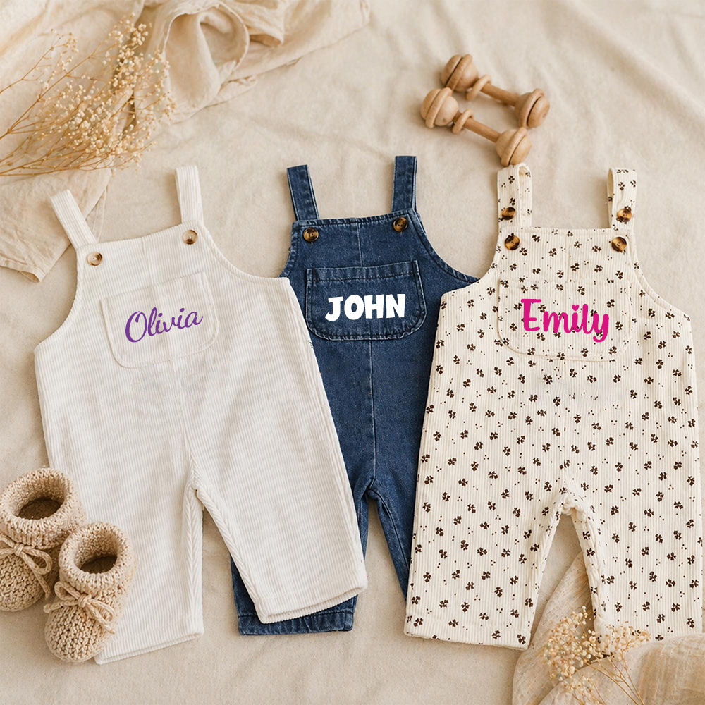 Personalized Baby Classic Adorable Overalls | CWBaby494