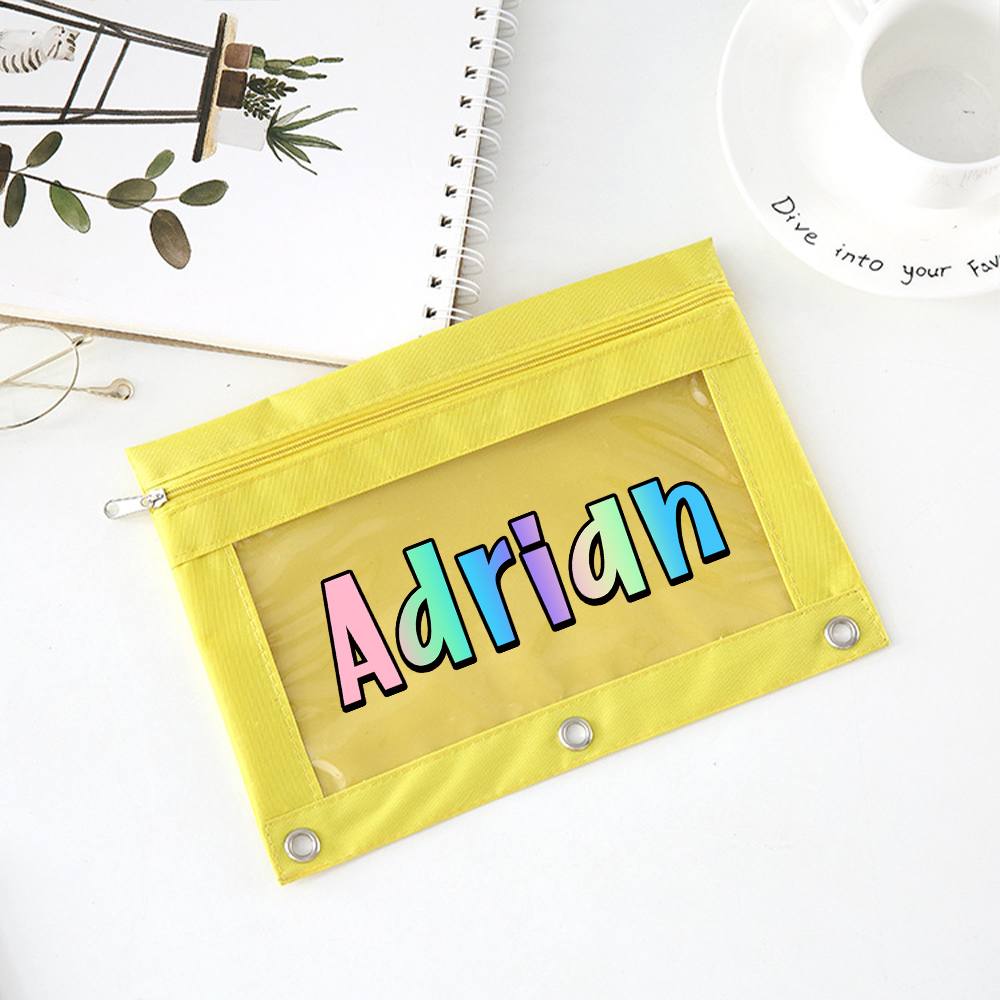 Personalized Custom Name Pencil Pouch | CWPack362