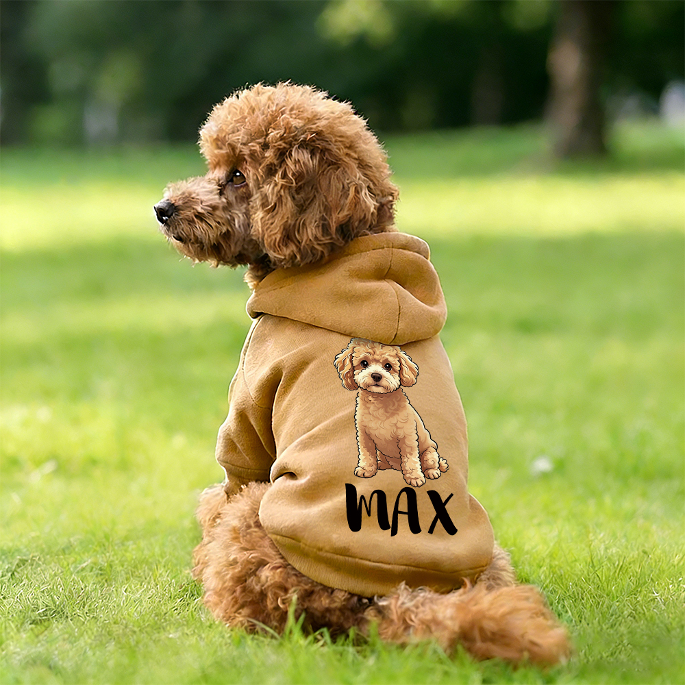 Personalized Funny Pet Portrait Hoodie | BKPet511