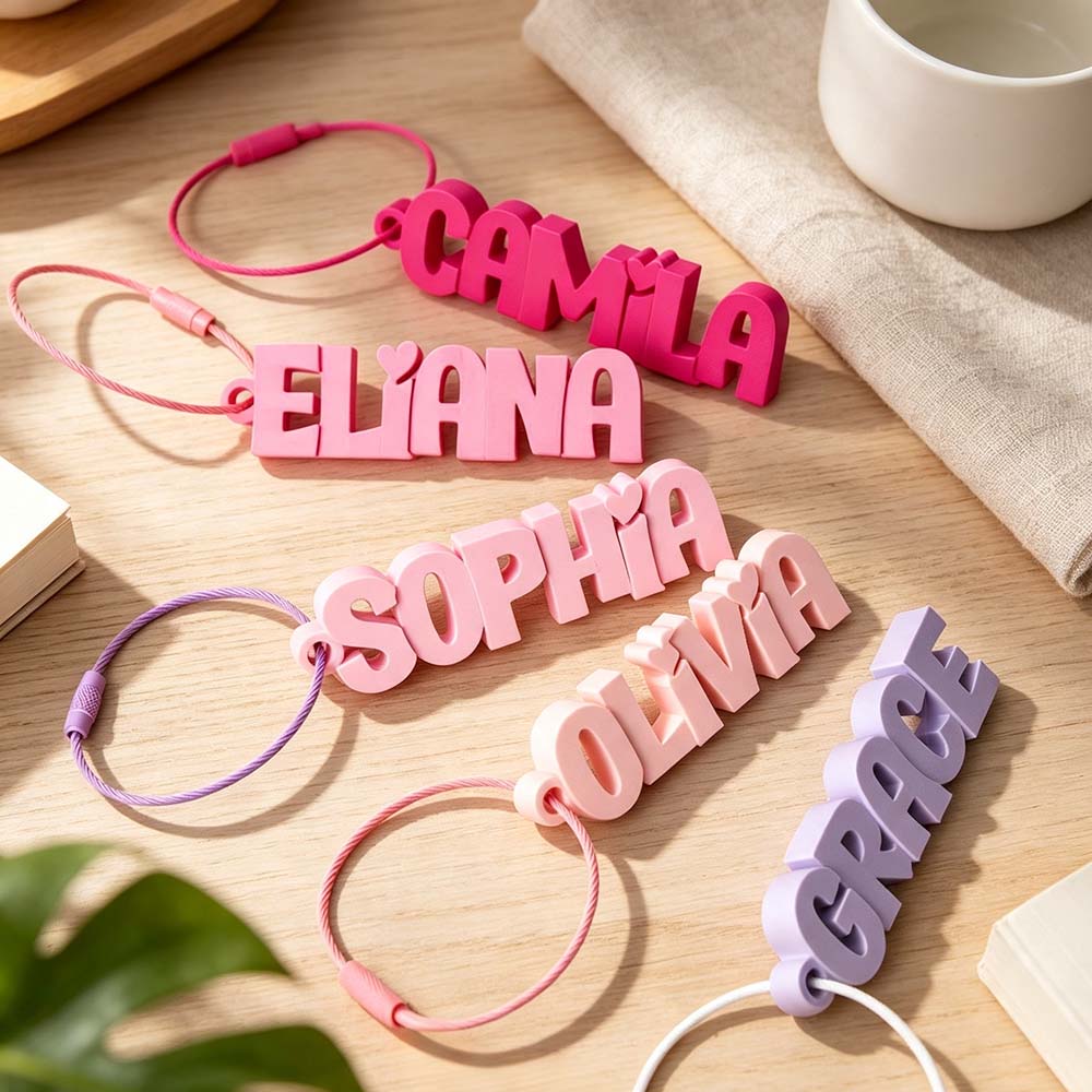 Personalized 3D Printed Name Tag | CWGift78