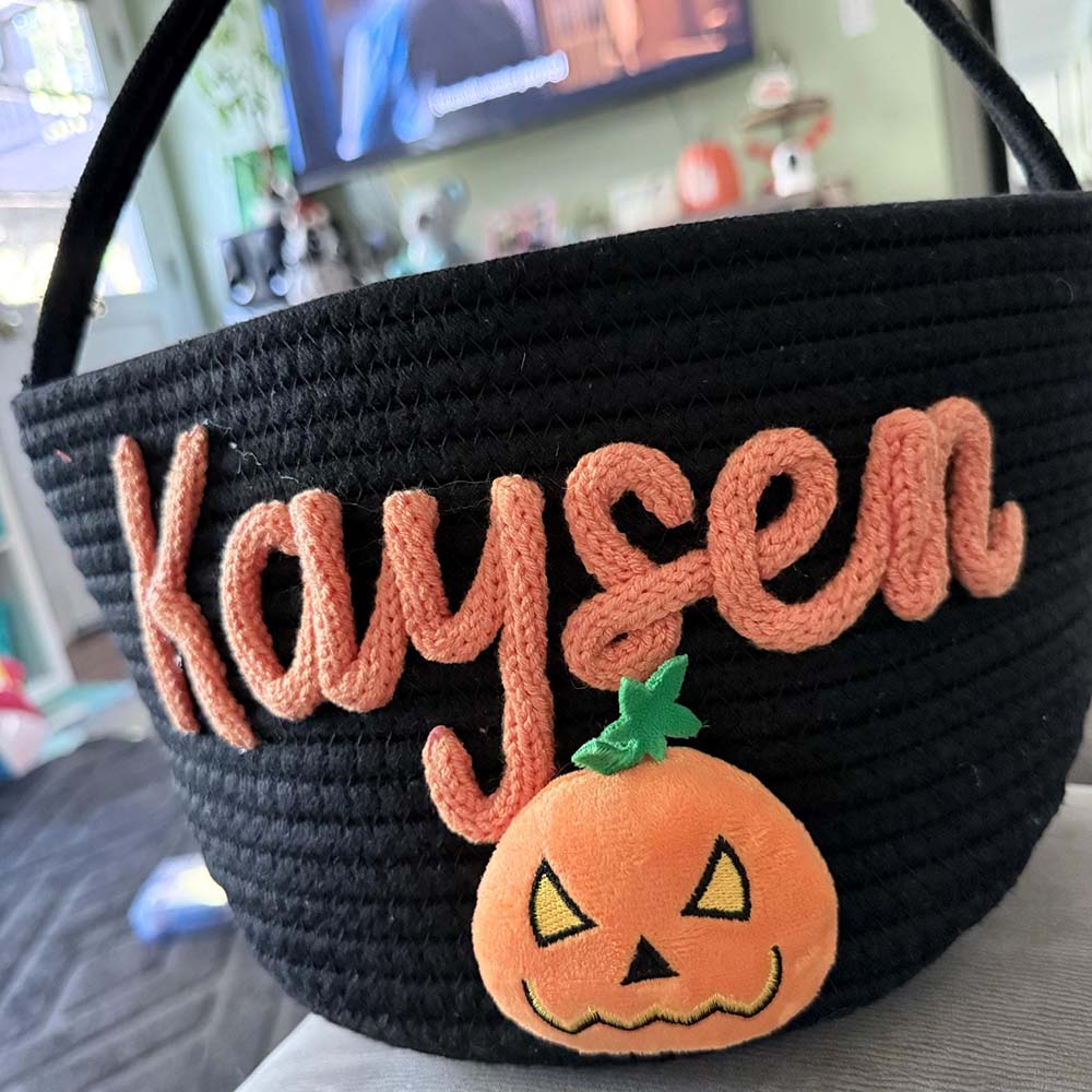 Personalized Halloween Treat Basket | CWHalloween105