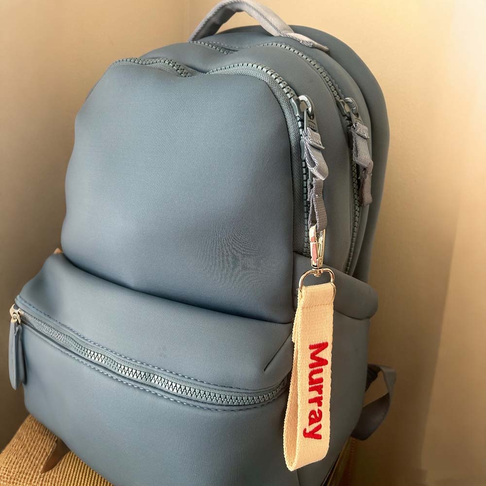 Personalized Embroidered Backpack Name Tag | CWGift86