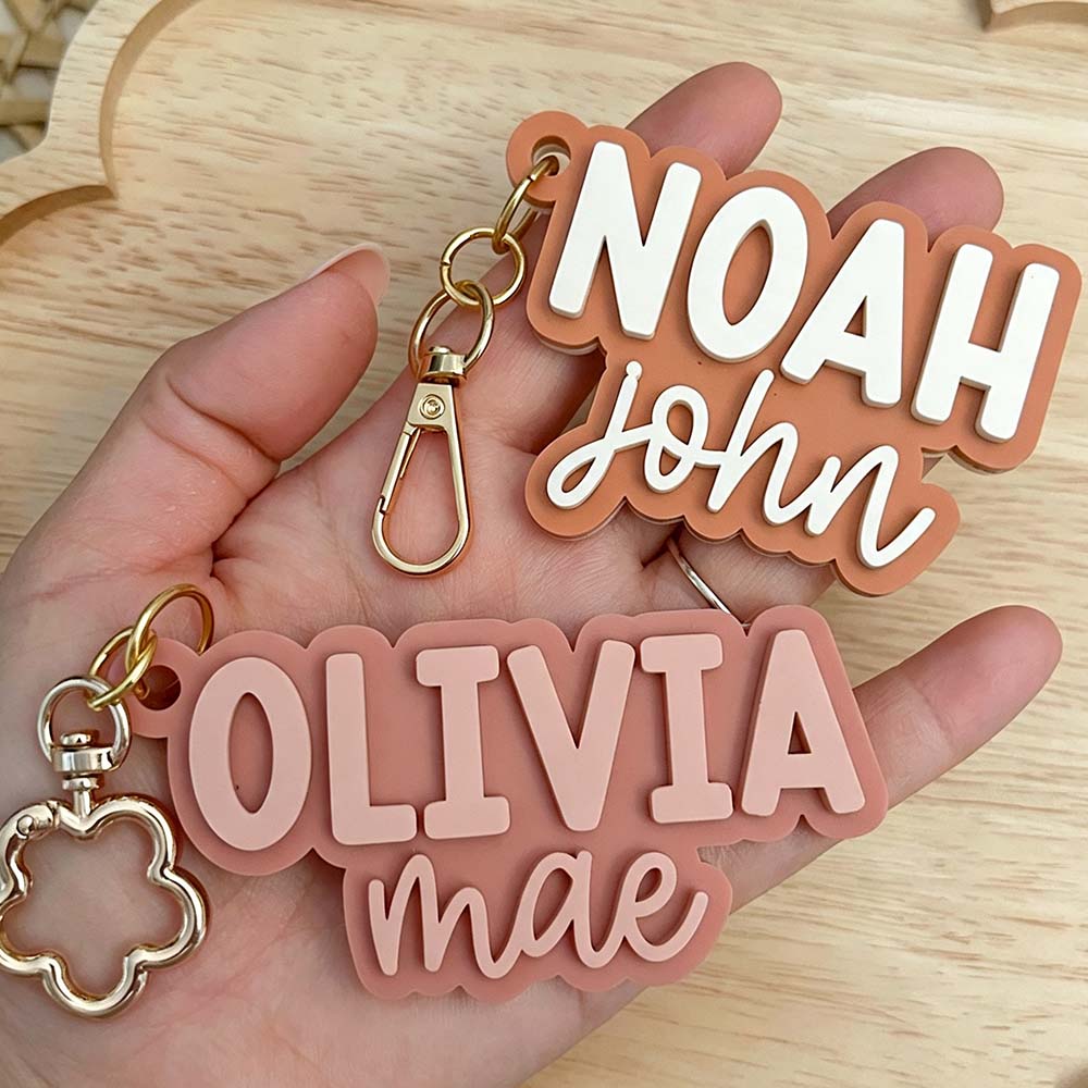 Personalized 3D Printed Backpack Name Tag | CWGift89