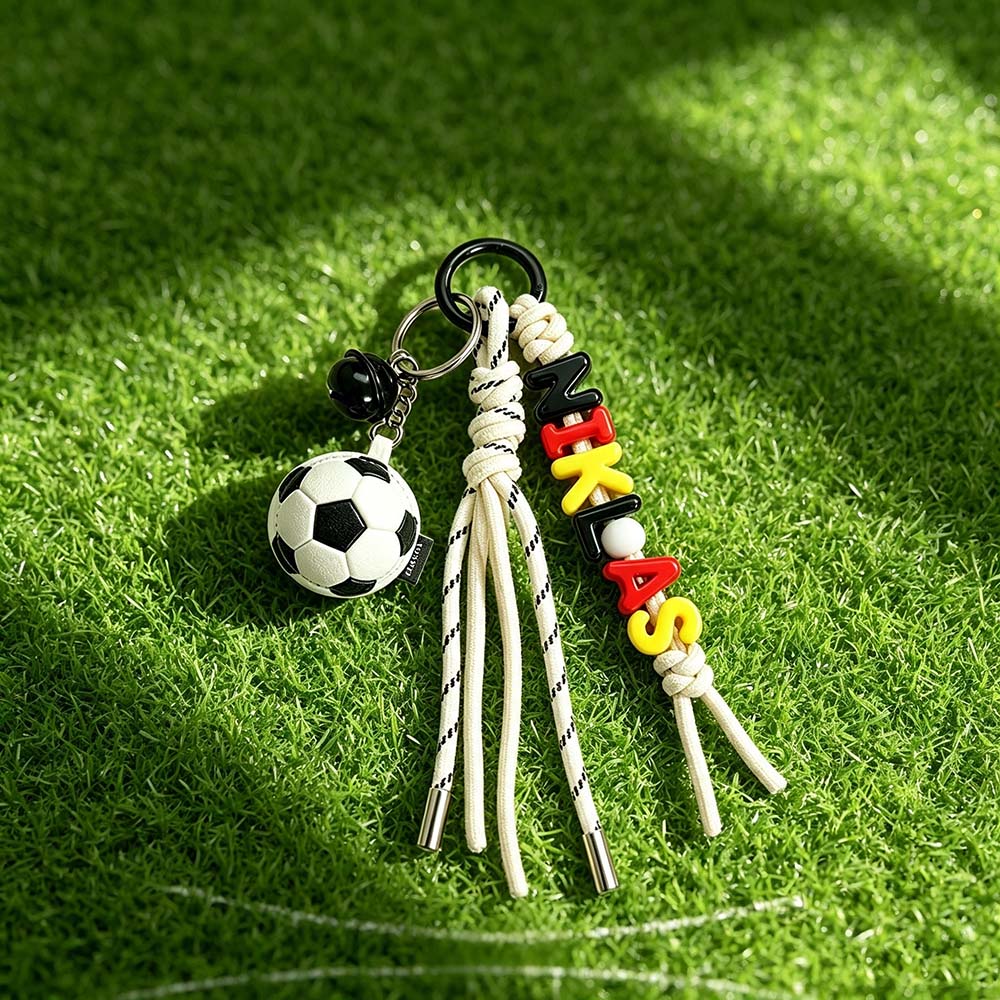 Personalized Sports Name Beaded Keychain | CWGift95