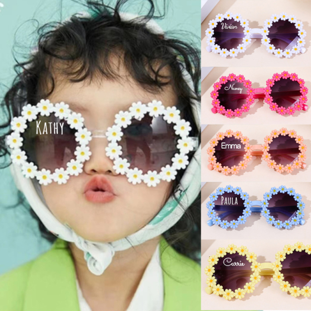 Personalized Birthday Party Favors Daisy Sunglasses For Kids | CWBeach131