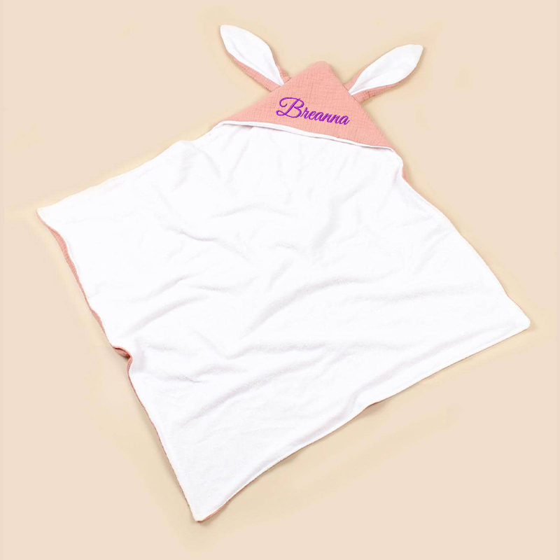 Personalized Embroidered Organic Cotton Cuddle Blanket | CWBaby75