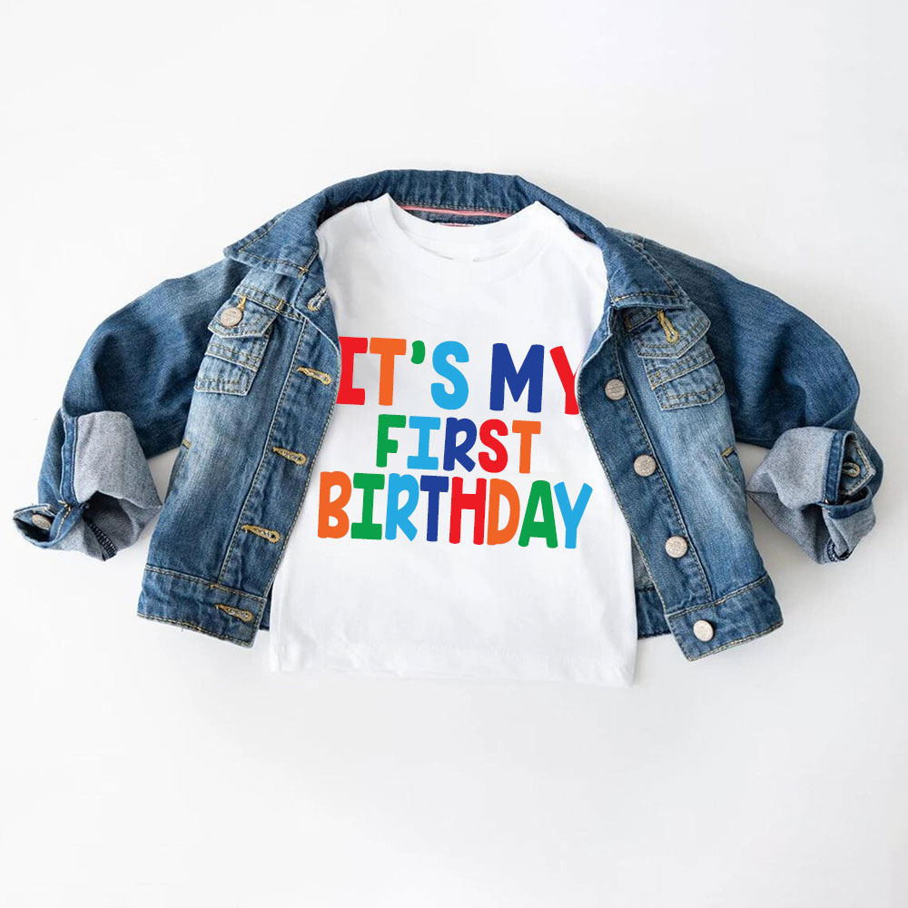 Personalized My First Birthday T-Shirt | inBirth24