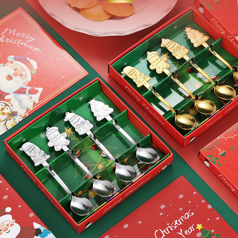 Personalized Christmas Spoons Gift Box | MCGift28