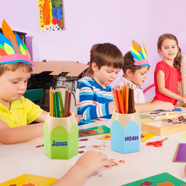 Personalized Kid Pencil Holder (Colored Markpen Included) | CWToy70
