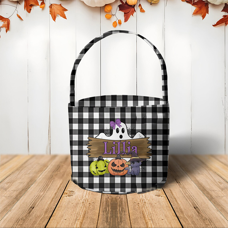 Personalized Lovely Halloween Bucket | CWHalloween1401