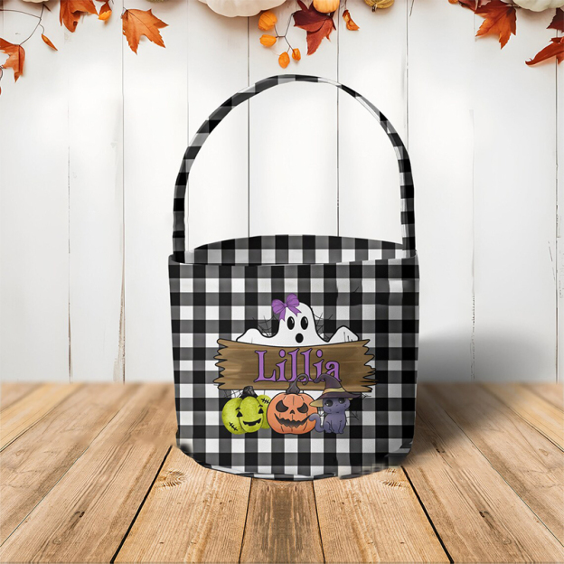 Personalized Lovely Halloween Bucket | CWHalloween1401
