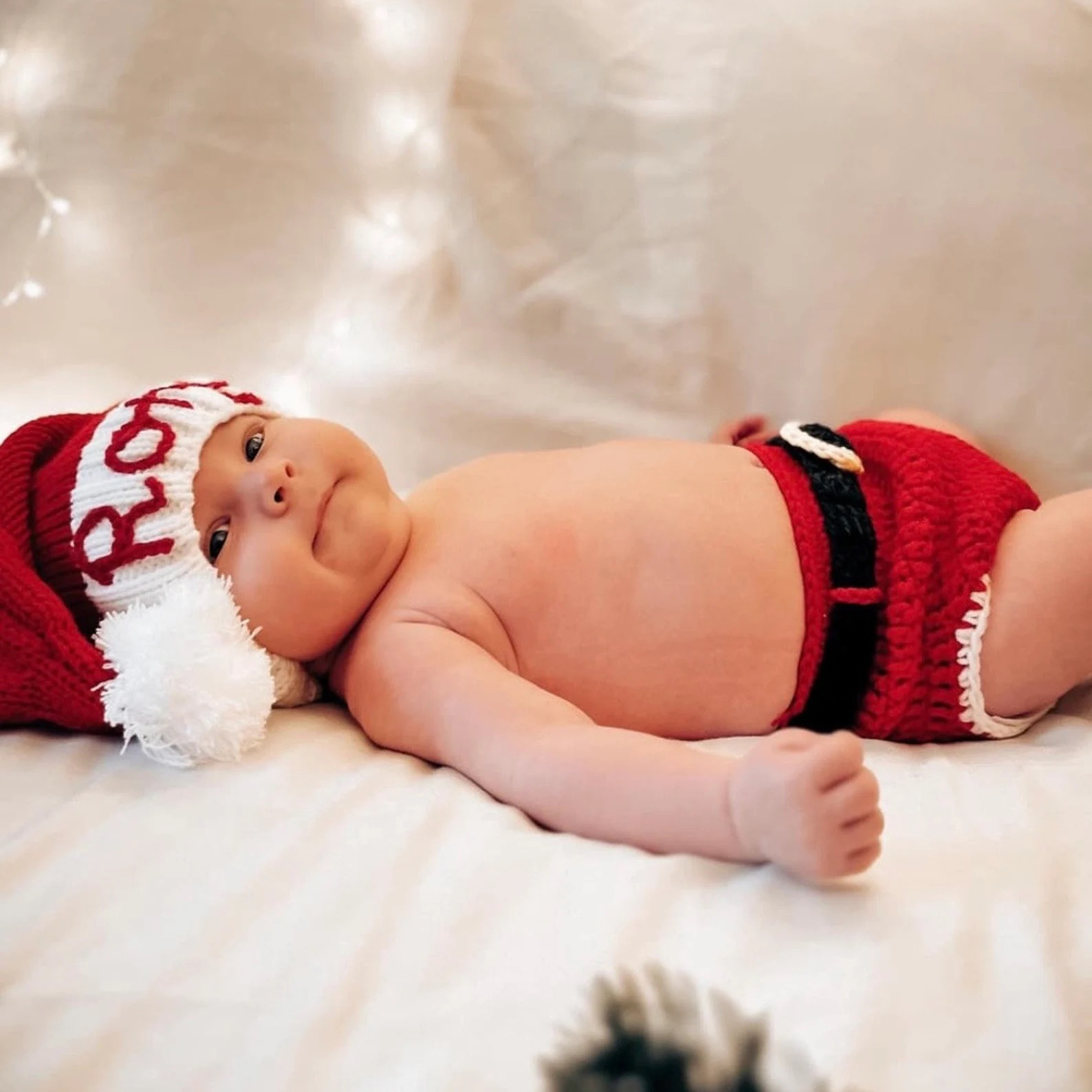 Personalized Hand Embroidered Christmas Santa Hat | MCGift53 