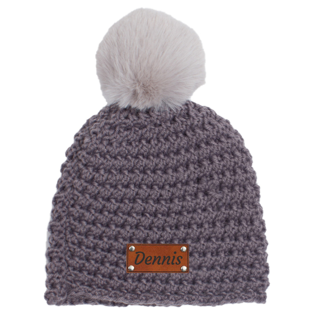 Personalized Embroidery Kid Colorful Pom Pom Hat | HSKid49