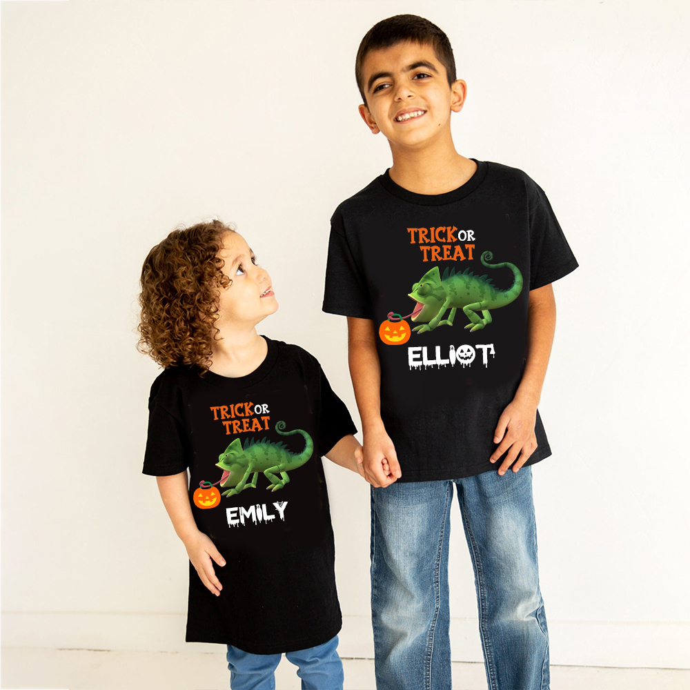 Personalized Larva's Halloween Funny Kid Shirt | Larva16