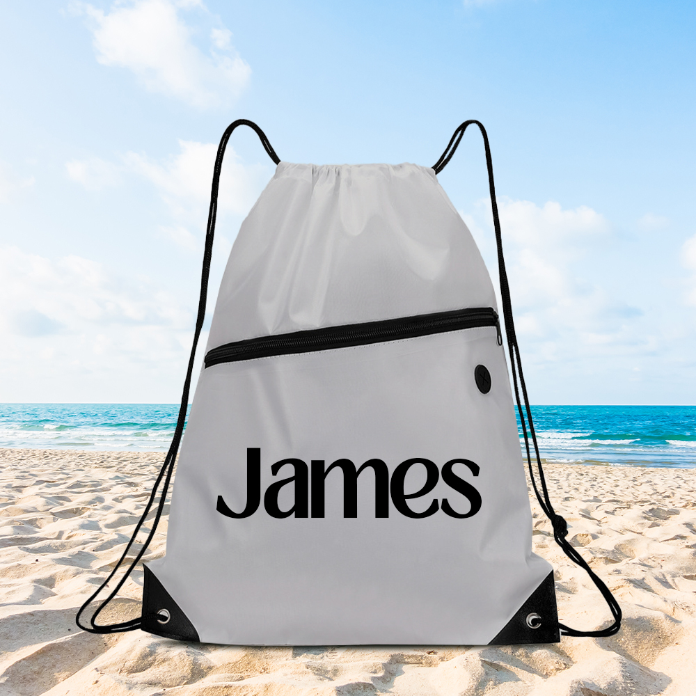 Personalized Colourful Drawstring Water Proof Beach Bag | CWBeach147