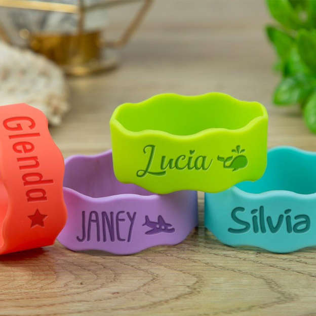 Personalised Kid Silicone Water Bottle Labels | CWBaby158