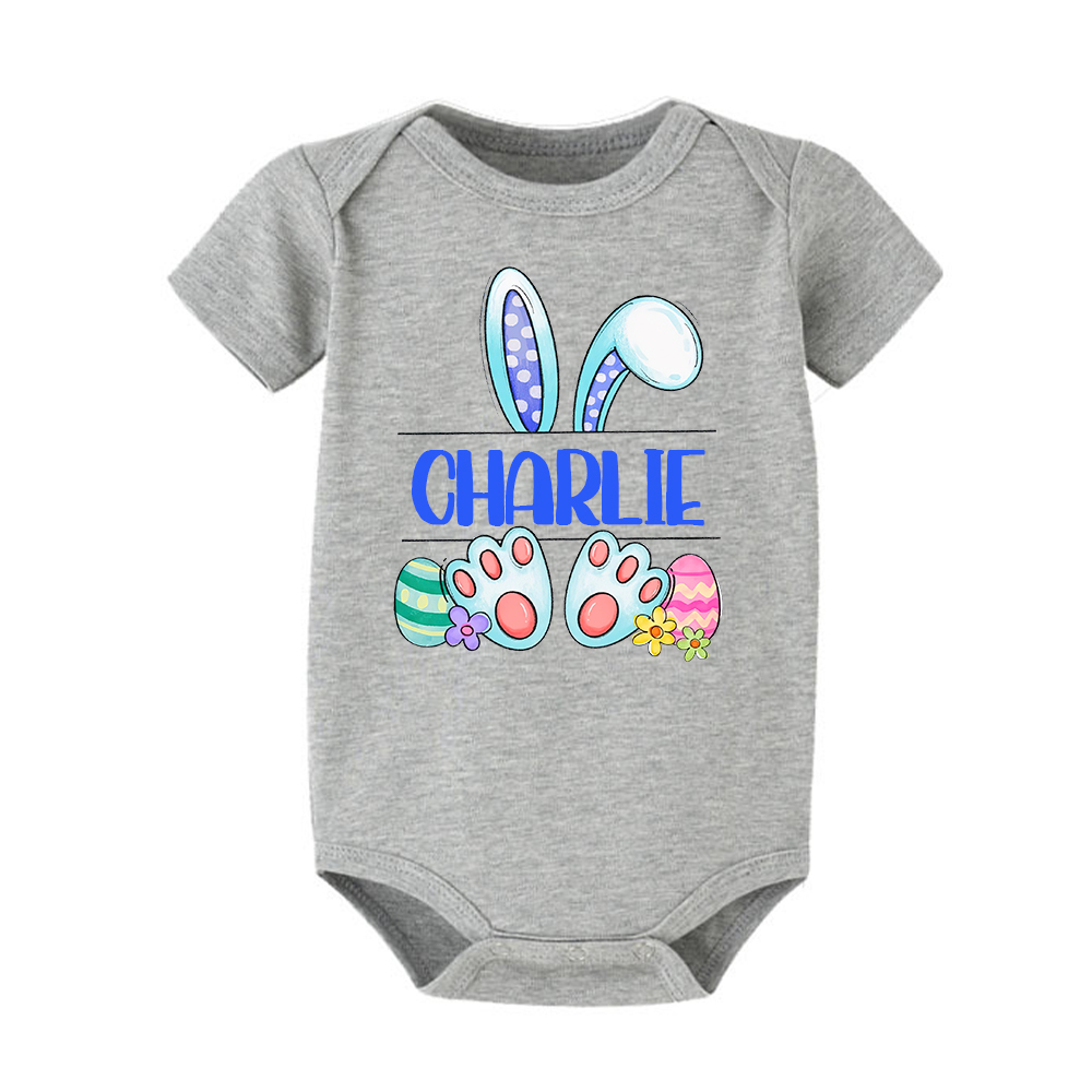 Personalized Baby Cute Easter Bunny Romper | CWEaster44