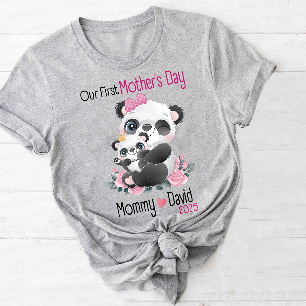 Personalized First Mother's Day Mommy and Baby Outfit | CWFamily37