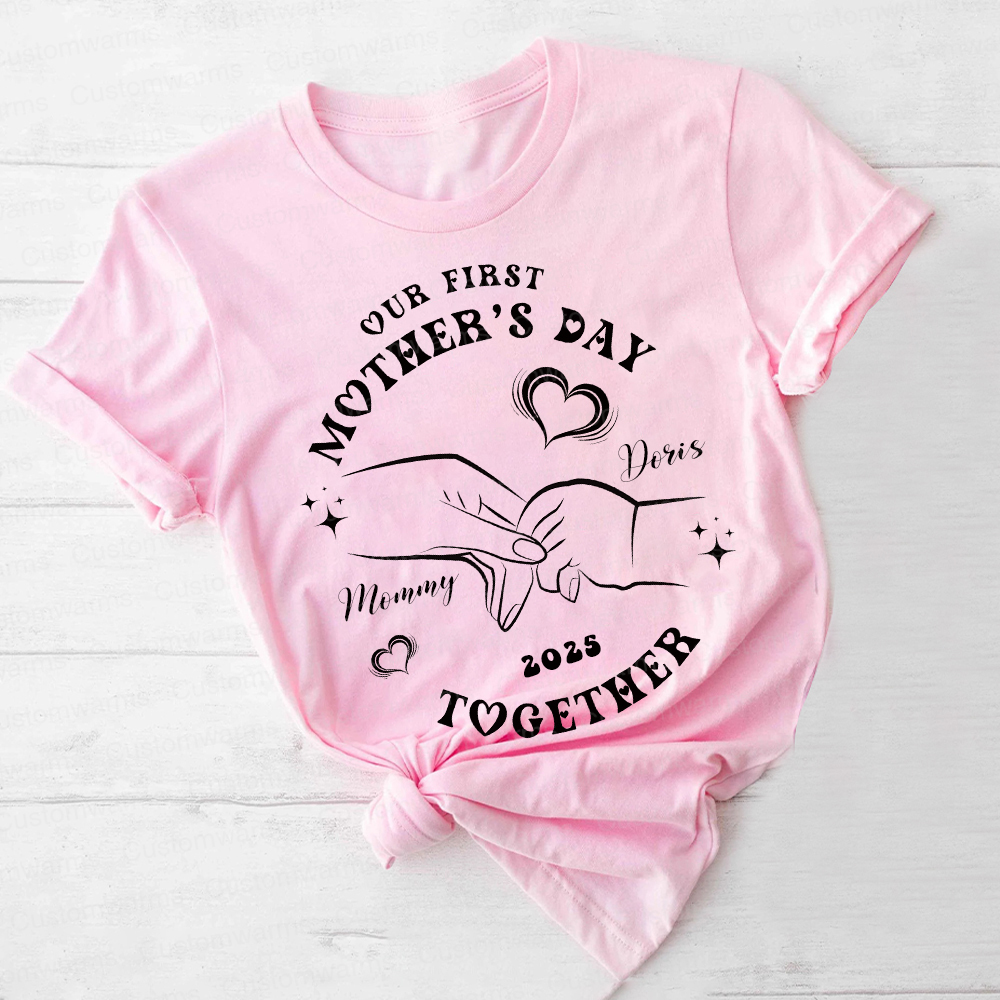 Personalized First Mother's Day Mommy and Baby Outfit | CWFamily39