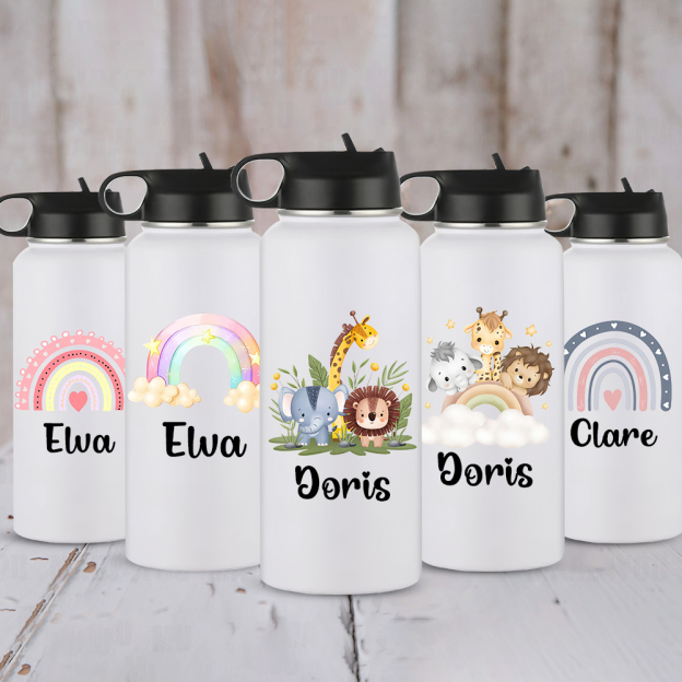 Personalized BPA Free 12oz/18oz Stainless Steel Water Bottle | YouBottle92